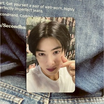 *韓國代購*車銀優小卡solo專 白衣比心車銀優小卡 hellolive特典卡 hl特典卡