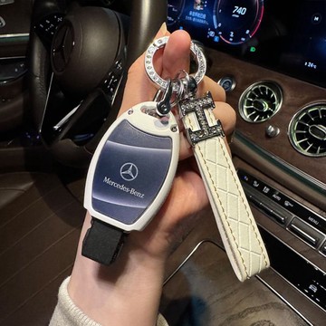 ✨台灣出貨 賓士鑰匙套 BENZ專用 S級 C250 C300 W205 W213 GLC GLE金屬鑰匙殼 汽車鑰匙套
