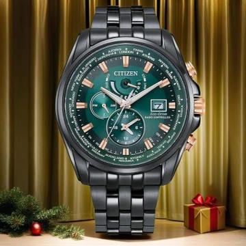 CITIZEN 星辰 亞洲限定款 光動能萬年曆電波手錶 七夕寵愛季 送禮推薦 AT9128-87X