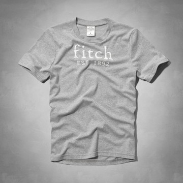 AF a&f Abercrombie & Fitch 短袖 小孩T 灰色 035