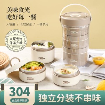 保鮮盒食品級迷你便當盒不銹鋼可微波爐加熱保溫餐盒小飯盒圓形湯