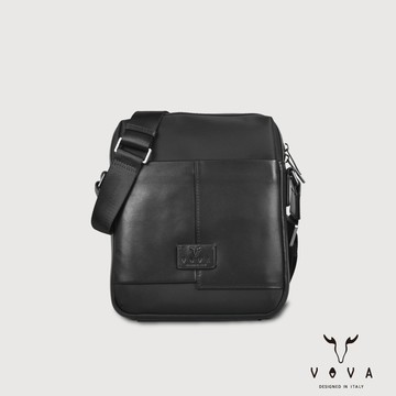 【VOVA 沃汎】台灣總代理 索爾 直式斜背包-黑色/VA140M005BK