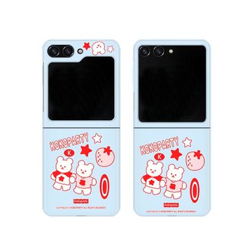 拉手熊適用三星zflip7fe手機殼zflip6折疊屏flip5全包W25心系天下保護套超薄大視窗小眾女新款高級感可愛防摔