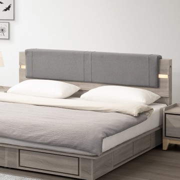 【MUNA 家居】艾洛利5尺床頭片/共兩色深橡木色