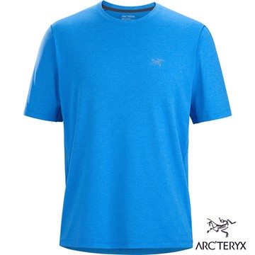 【Arcteryx 始祖鳥官方直營】男 Cormac 快乾短袖圓領衫 流動藍