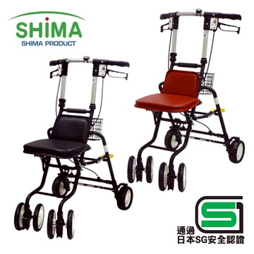 【SHIMA】Tenor EVO 助步車 (鱷魚皮) - "島製作所" 機械式助行器(未滅菌)【M2CT2028】