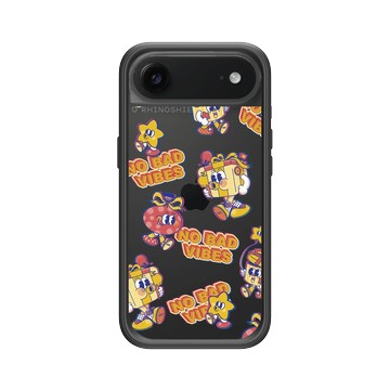 iPhone Air Mod NX -邊框背蓋組合 (相機按鈕) 黑 - Positive Vibes / 正好能量 - NO BAD VIBES