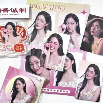 🔥限時熱賣🔥泰星鄺玲玲稻香誠制正品全新小卡周邊直髮保真lingorm周邊