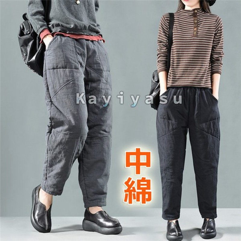 中綿パンツ レディース フェイクダウンパンツ 綿麻 テーパードパンツ 暖パン ウォームパンツ 中綿入りズボン 女性用 カジュアルパンツ 作業着 防寒着 秋冬コーデ 通販 Lineポイント最大0 5 Get Lineショッピング