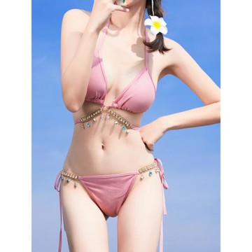 2026新款游泳衣女分體比基尼bikini三件套韓國性感人魚泳裝泡溫泉