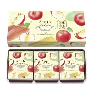 東京銀座風月堂日本新年限定版青森蘋果口味法蘭酥禮盒-新春送禮春節伴手禮超美味禮品過年禮盒１２入現貨2