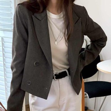 正韓外套 桑德魯短款外套EPC1070-創翊韓都