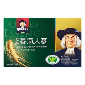QUAKER 桂格 養氣人蔘滋補液禮盒  60ml  19瓶  1盒