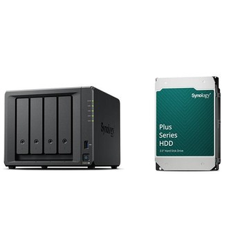 Synology 〈鈔省價〉DS925+ 4Bay NAS+HAT3320 PLUS 8TB NAS硬碟(X2)