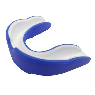 S-SportPlus+ 運動牙套 舒適材質 有效保護牙齒  彩款 白色 + 藍色  1個  59 x 46 x 19mm