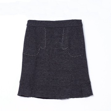 CLL巧玲瓏 裝飾縫線口袋造型短裙 0000405