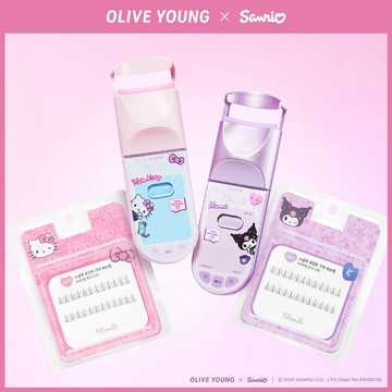 [Sanrio K-LIFE EDITION] Fillimilli Heating Eyelash Curler (Rechargeable)