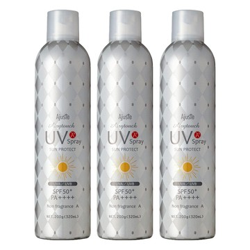 Ajuste 愛伽絲 高效防曬噴霧 SPF50+ PA++++ 無香料 防水防汗  3瓶  320ml