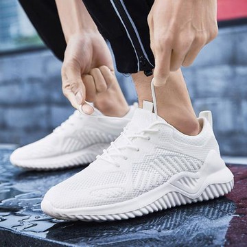 大碼男鞋白色運動網鞋男款2025新款夏季46網面47學生48透氣小白鞋