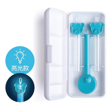 美國Oogiebear QQ熊耳鼻清潔棒-亮光款-附收納盒