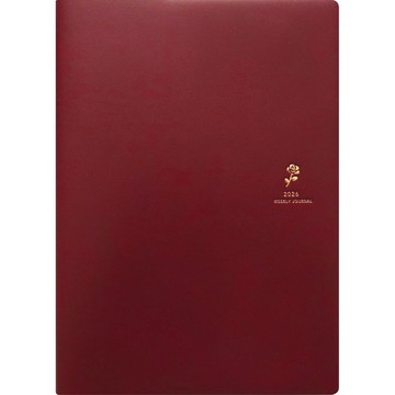 MATOKA 日記手帳 2026 年版 1 月開始 A5 週記 縱向筆記本 Sofia Rose