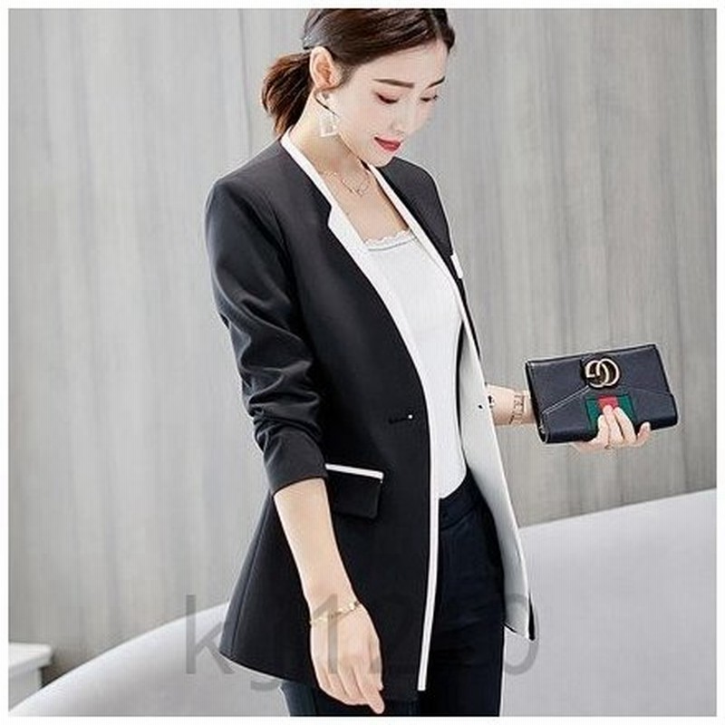 テーラードジャケット レディース バイカラー ノーカラー タイト ロング セレモニー フォーマル スーツ 通販 Lineポイント最大get Lineショッピング