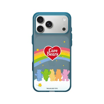 iPhone 17 Pro Max Clear (相機按鈕) 夜幕藍 - Care Bears - We are together