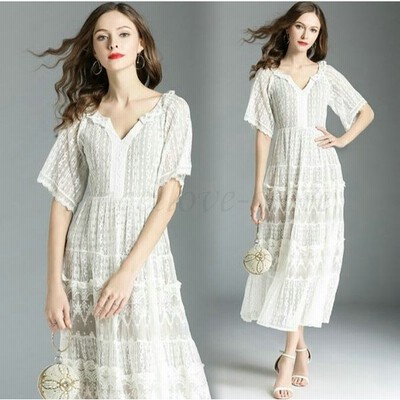 パーティードレス ロングドレス レース ロング 結婚式 ワンピース 演奏会 お呼ばれ 通販 Lineポイント最大get Lineショッピング