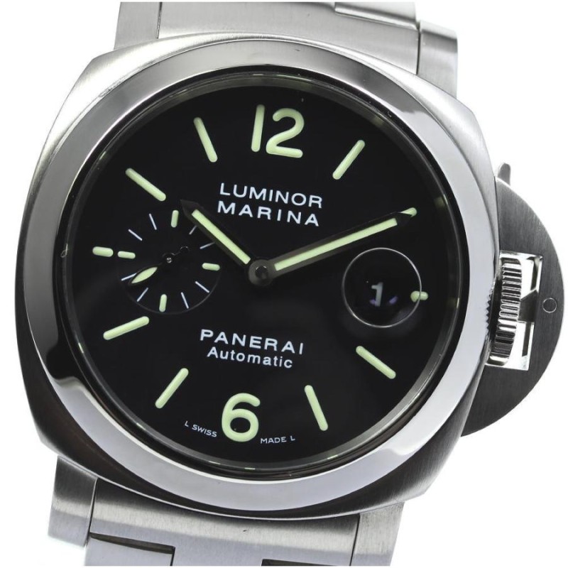 箱保あり☆美品【PANERAI】パネライ ルミノールマリーナ 44mm クロノ