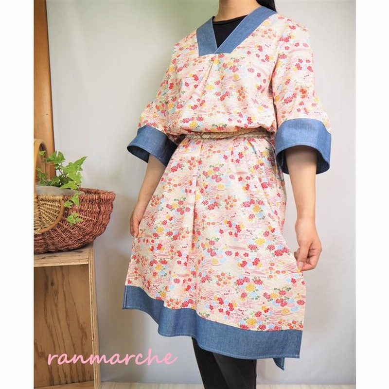 レディースファッション 和柄ワンピース おしゃれ着 春 Ranmarche ランマルシェ 通販 Lineポイント最大0 5 Get Lineショッピング