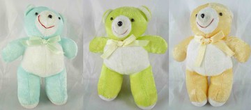 【震撼精品百貨】日本泰迪熊 彩色娃娃 藍/亮綠/亮橘 (共3款) 震撼日式精品百貨