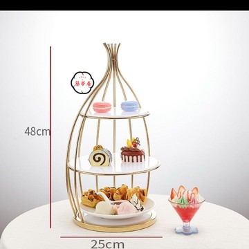 免運 附發票 自助餐盤 水果盤 點心盤 果盤 收納盤 歐式半圓點心架架多三層托盤高檔餐廳酒店甜品臺蛋糕果盤茶歇餐層年底鉅惠 全館八折 售後保障 店長新品推薦 5z109