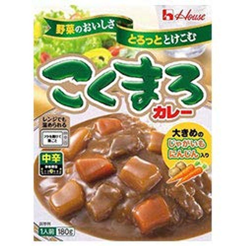 ハウス食品 こくまろカレーレトルト 中辛 180g×30個入×(2ケース)