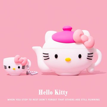 適用airpodspro2保護套airpods3保護殼aipods三代蘋果藍牙耳機套盒airpod軟殼ipods硅膠pro2二代3可愛KT貓咪