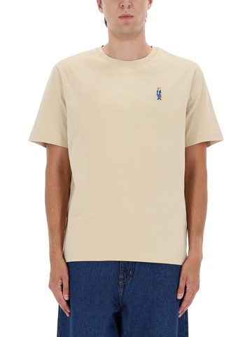 maison kitsuné "comfort dressed fox" t-shirt