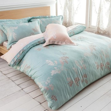 FOCA 吸濕排汗天絲 兩用被床包組  飄絮  單人  床包＋兩用被＋枕套組  100% 超細聚酯纖維  3-piece set  Floral  1組  Yes  花卉