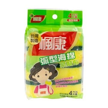 [家速配]楓康弧型海棉菜瓜布