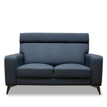 ASSARI-北極星抗菌機能雙人貓抓皮沙發亞麻