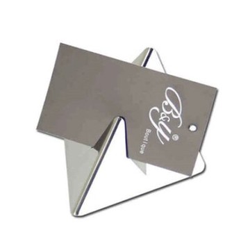 不銹鋼實心臺座 名片夾 席位卡片座 臺卡 臺號牌 結婚席卡創意