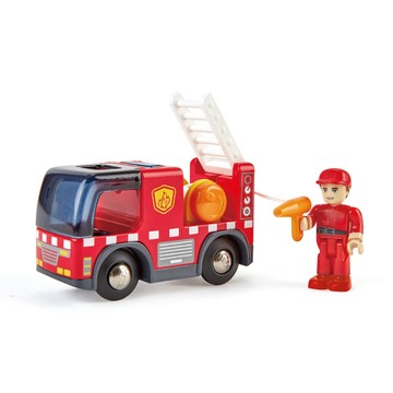 【網路限定】德國Hape 警笛玩具車組-消防/警車(2款選擇)