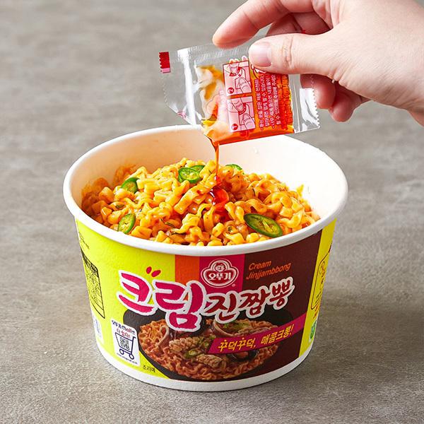 [オットギ] クリーム ジンチャンポン カップ麺  105g 韓国ラーメン インスタントラーメン