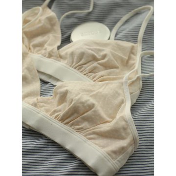 內衣狂世家 蘭精莫代爾棉有插片內衣女性無鋼圈超舒適文胸Bra