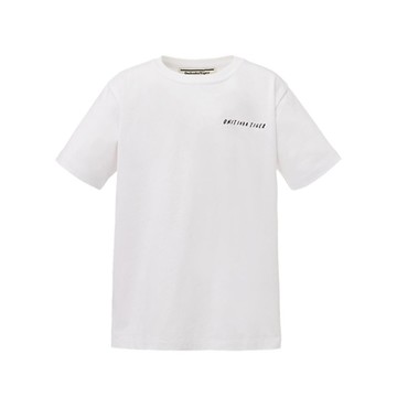 【Onitsuka Tiger】鬼塚虎 白色童趣印花兒童上衣(2184A195-100)