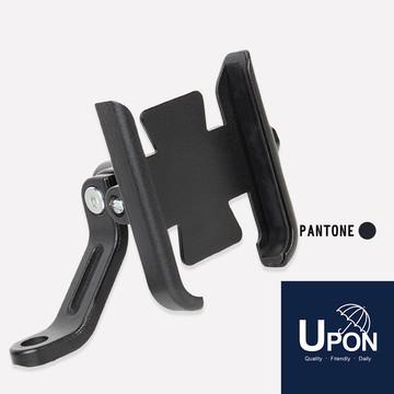 【隔日到貨】UPON手機架-鋁合金穩固機車手機架 URP11 適合多尺寸手機 水平旋轉 手機架 後照鏡版 鷹爪 機車架