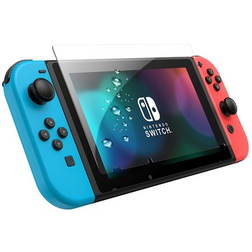 【電玩批發商】NS Switch 9H硬度鋼化玻璃保護貼 全覆蓋抗指紋防爆高清透明 保護膜 週邊 配件 保貼 滿版