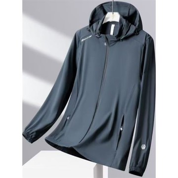 翠姐外貿服飾201759防曬衣戶外休閑牛奶絲冰感情侶款夏季連帽外套