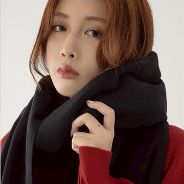 [快速出貨]【CACO】親膚保暖寬版圍巾