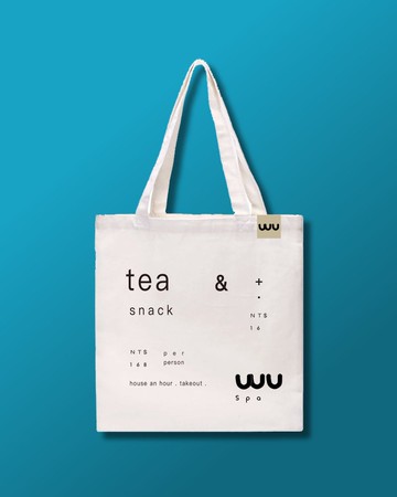 WU MENU經典菜單 小小帆布手提袋