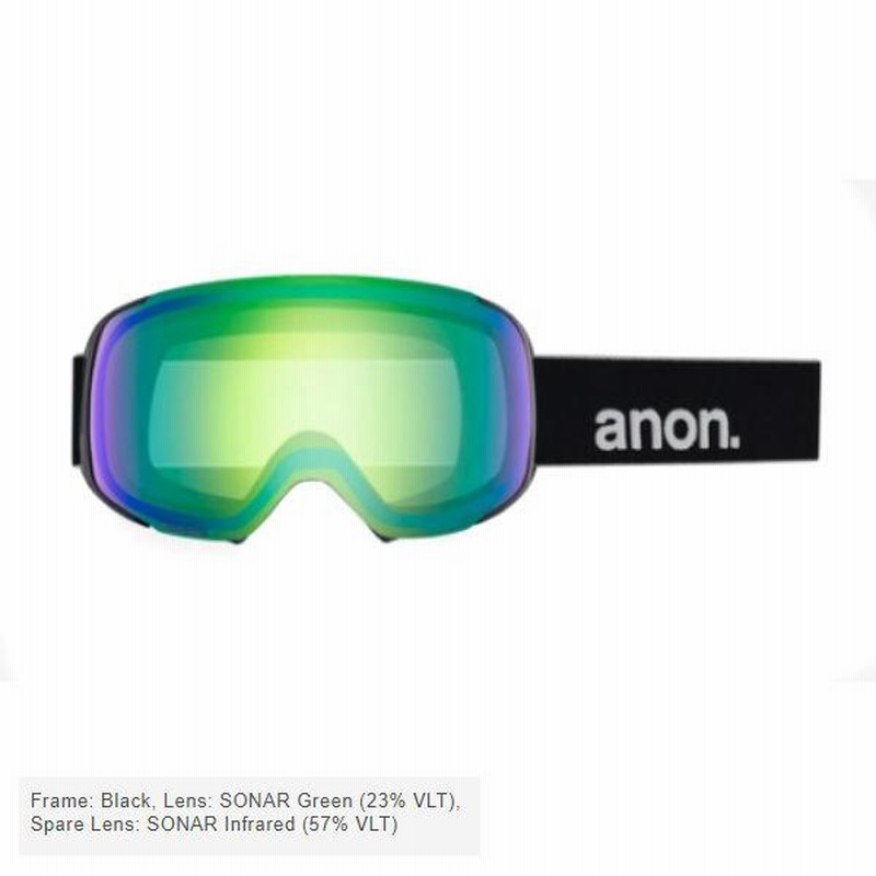 アノン ANON ASIAN FIT ANON M2 GOGGLE + SPARE LENS メンズ スノーゴーグル スキー スノーボード ゴーグルバッグ付属  | LINEブランドカタログ