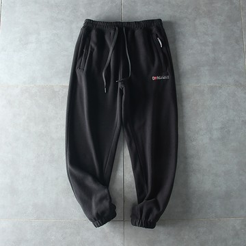 精品外流單！高磅加厚雙面搖粒絨縮口褲 / 口袋拉鍊 / 保暖禦寒 / 一條過冬 / 4色 / M-3XL【QTJBY2308】